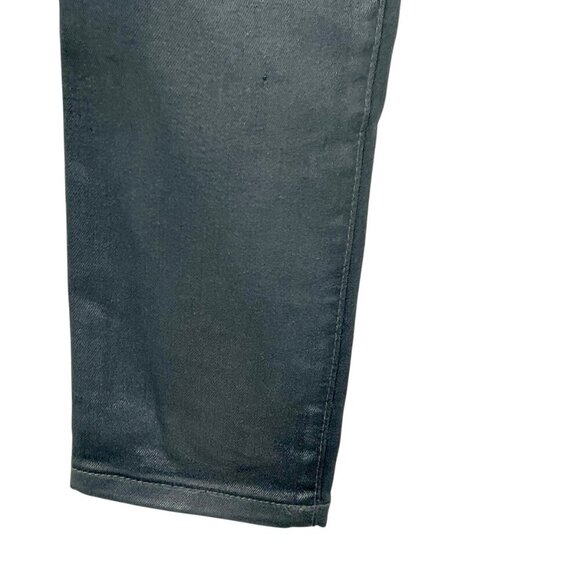 Joe’s Jeans Coated Black Skinny Crop Ankle Stretch Mid-Rise Jeans 26 - Picture 10 of 13